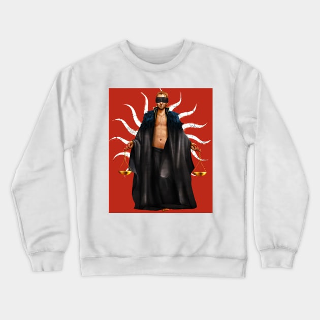 Scales of Justice Crewneck Sweatshirt by YamiSnuffles